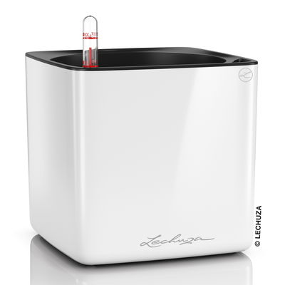 Lechuza 'Cube Glossy 16', weiß, ca. 17 x 17 x H 16 cm Lechuza 'Cube Glossy 16', weiß, ca. 17 x 17 x H 16 cm