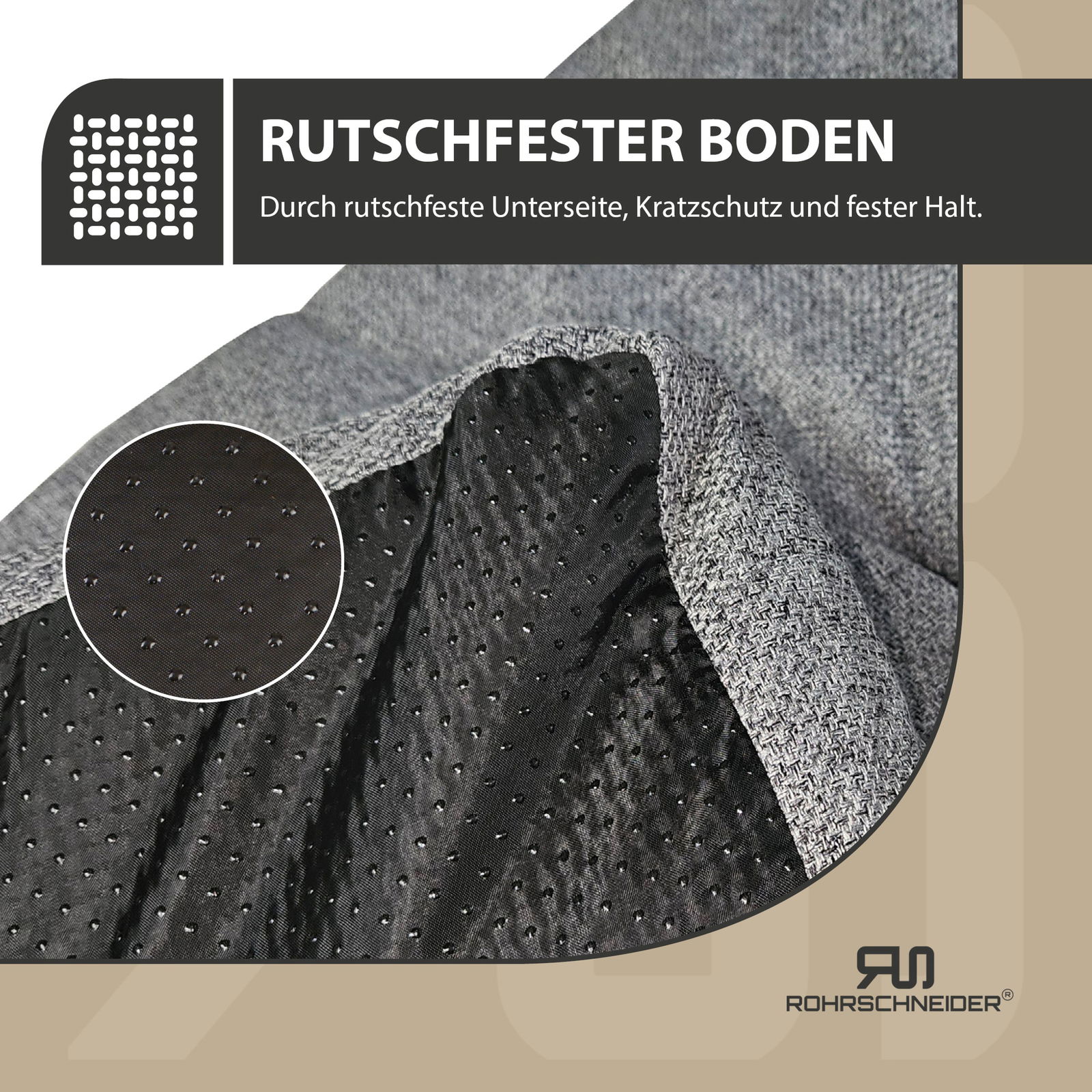 Silvio Design Tierkissen 'Ennie', grau, Größe 2, ca. 50 x 80 cm Silvio Design Tierkissen 'Ennie', grau, Größe 2, ca. 50 x 80 cm