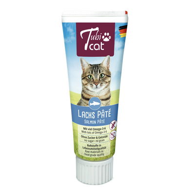 Ergänzungsfutter für Katzen, TubiCat Lachscreme, 75 g Ergänzungsfutter für Katzen, TubiCat Lachscreme, 75 g