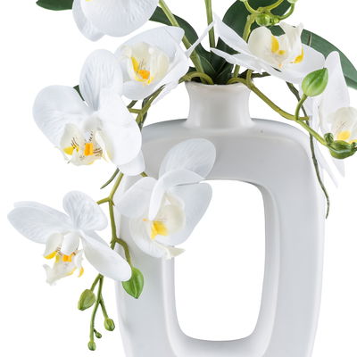 Kunstpflanze Phalaenopsis, weiß, Höhe ca. 42 cm Kunstpflanze Phalaenopsis, weiß, Höhe ca. 42 cm