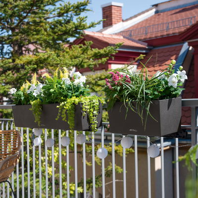 Lechuza 'Balconera Stone 100', steingrau, ca. 99 x 19 x H 19 cm Lechuza 'Balconera Stone 100', steingrau, ca. 99 x 19 x H 19 cm