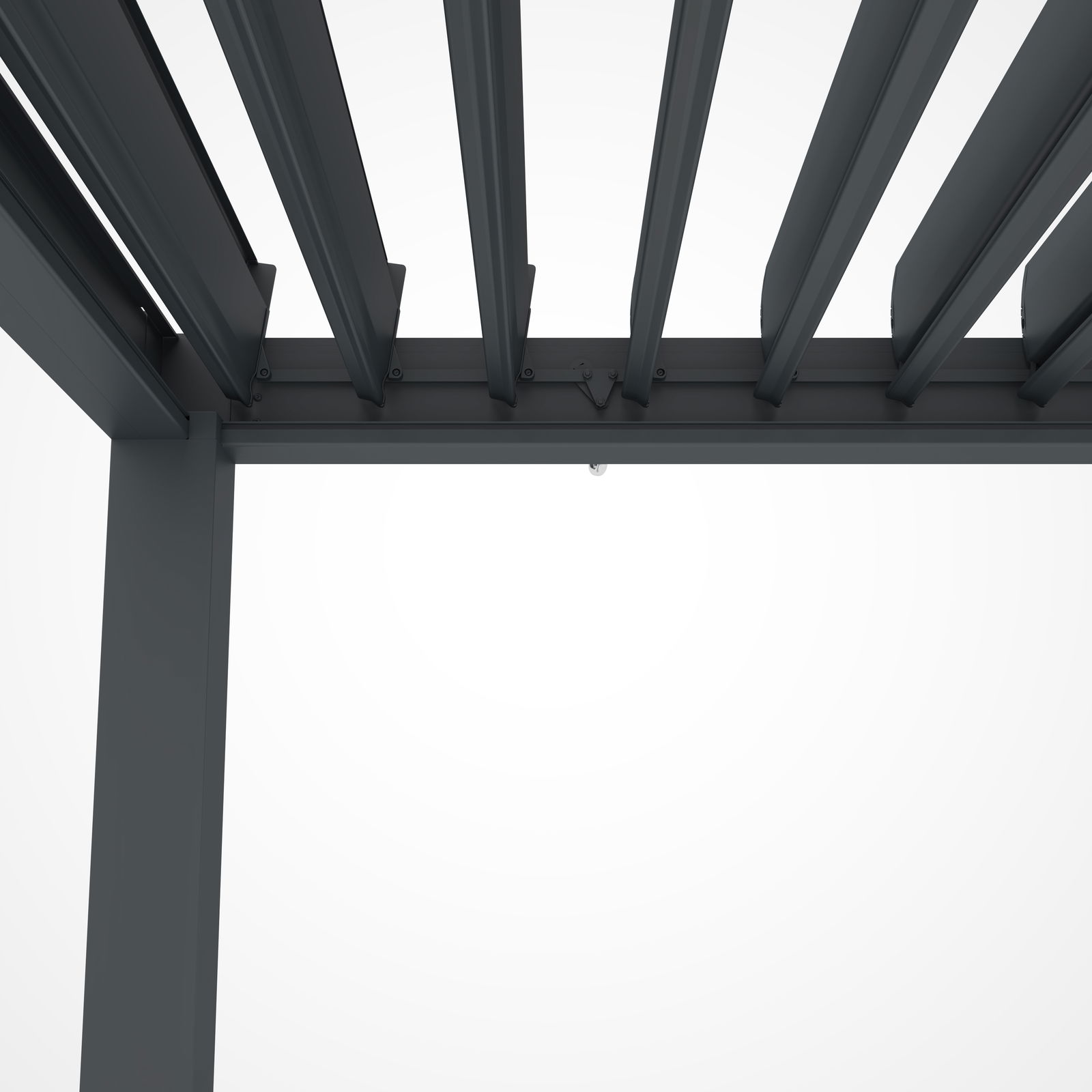 Pergola mit LED, anthrazit, ca. 300 x 400 x H 250 cm