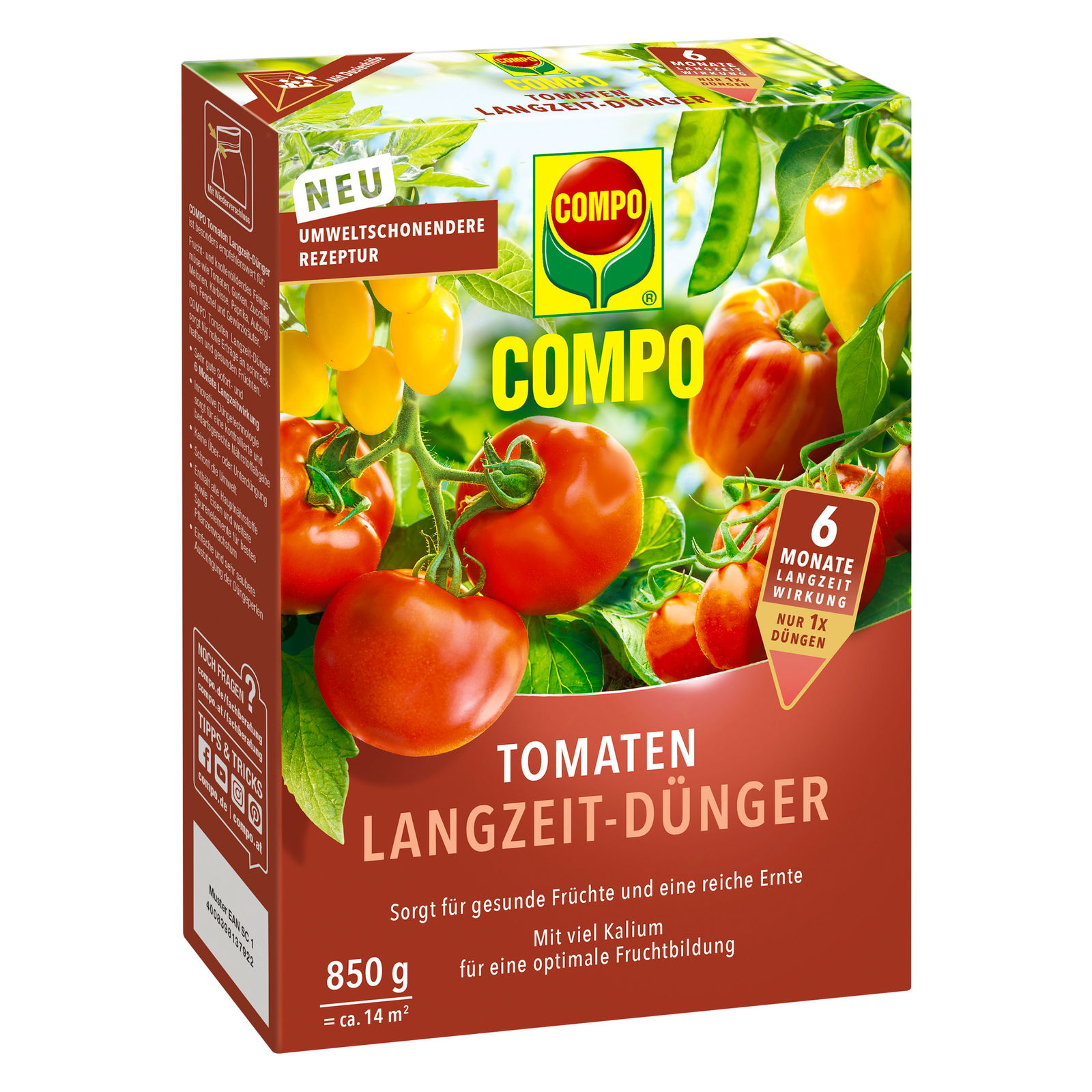 Compo Tomaten Langzeit-Dünger, 850 g