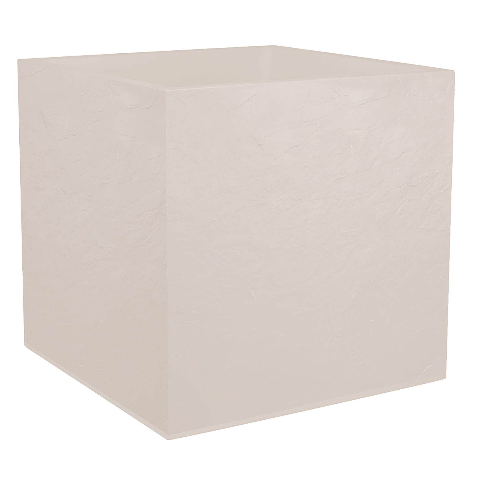 Eda Pflanztrog 'Volcania', beige, ca. 39 x 39 x H 43 cm