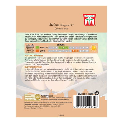 Obstsamen Mangomelone, Mangomel Obstsamen Mangomelone, Mangomel