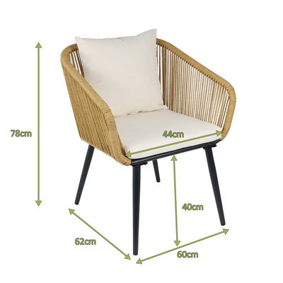 Bistro-Set Sofia 3tlg. inkl. Kissen Bistro-Set Sofia 3tlg. inkl. Kissen