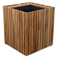 Kölle Pflanztrog 'Akazie', natur, ca. 40 x 40 x H 45 cm