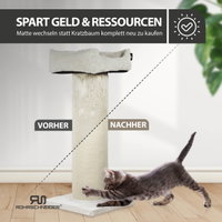 Rohrschneider Sisalmatte für XXL-Kratzstämme, beige Rohrschneider Sisalmatte für XXL-Kratzstämme, beige
