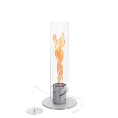 Tischfeuer SPIN 1200, grau, Höhe 54 cm Tischfeuer SPIN 1200, grau, Höhe 54 cm