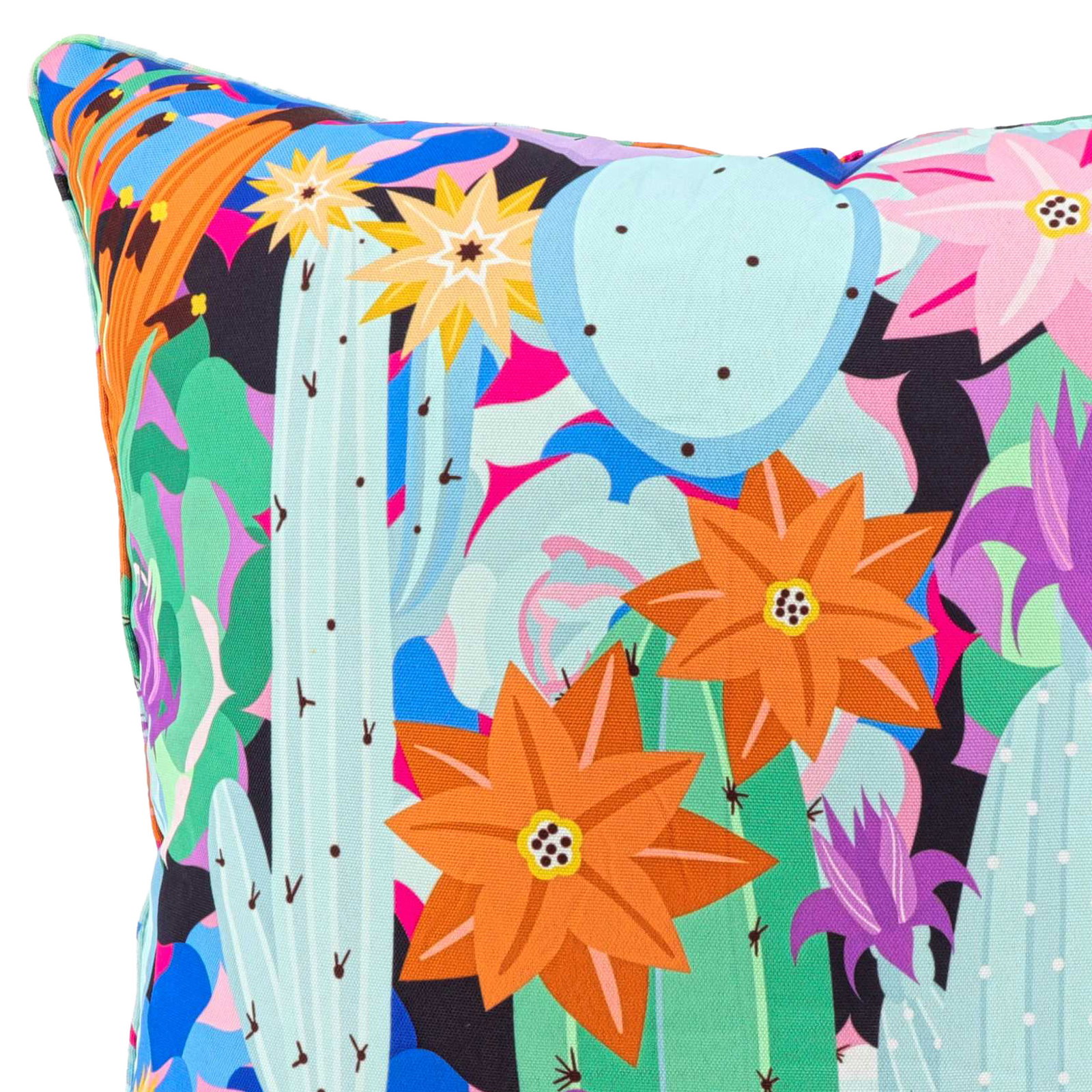 Knuffelkissen 'Vita Dessin 3', bunt, ca. 50 x 50 cm