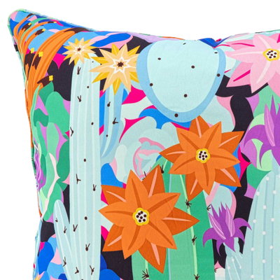 Knuffelkissen 'Vita Dessin 3', bunt, ca. 50 x 50 cm