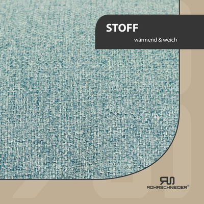 Silvio Design Kuschelsofa 'Fiete', türkis, ca. 50 x 70 cm