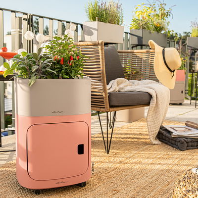 Lechuza 'Pila Color', lichtgrau, ca. 35 x 35 x H 16,5 cm Lechuza 'Pila Color', lichtgrau, ca. 35 x 35 x H 16,5 cm