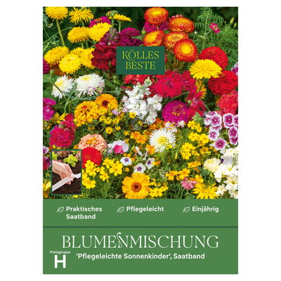 Kölles Beste Saatband, Blumenmischung 'Pflegeleichte Sonnenkinder'