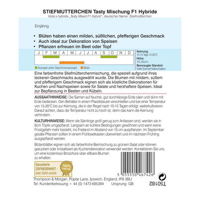 Stiefmütterchen Tasty Mischung Hybrid Stiefmütterchen Tasty Mischung Hybrid