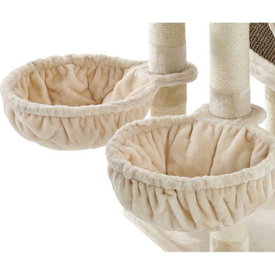 Kratzbaum 'Gadi', creme, ca. 198 x 100 x 60 cm Kratzbaum 'Gadi', creme, ca. 198 x 100 x 60 cm