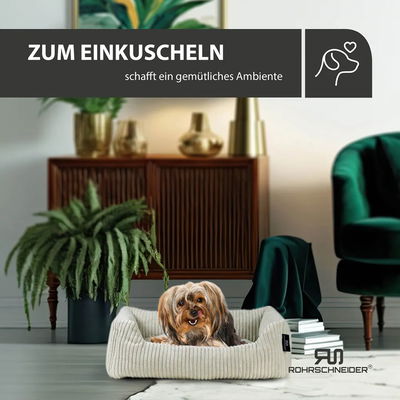 Rohrschneider Tierbett 'Milly', beige, ca. 42 x 55 cm Rohrschneider Tierbett 'Milly', beige, ca. 42 x 55 cm