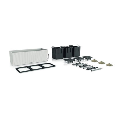 Lechuza 'Trio Cottage 30', lichtgrau, ca. 100 x 32,5 x H 34,5 cm