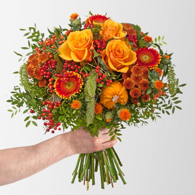 Blumenstrauß 'Glücksstrauß', handgebunden Blumenstrauß 'Glücksstrauß', handgebunden