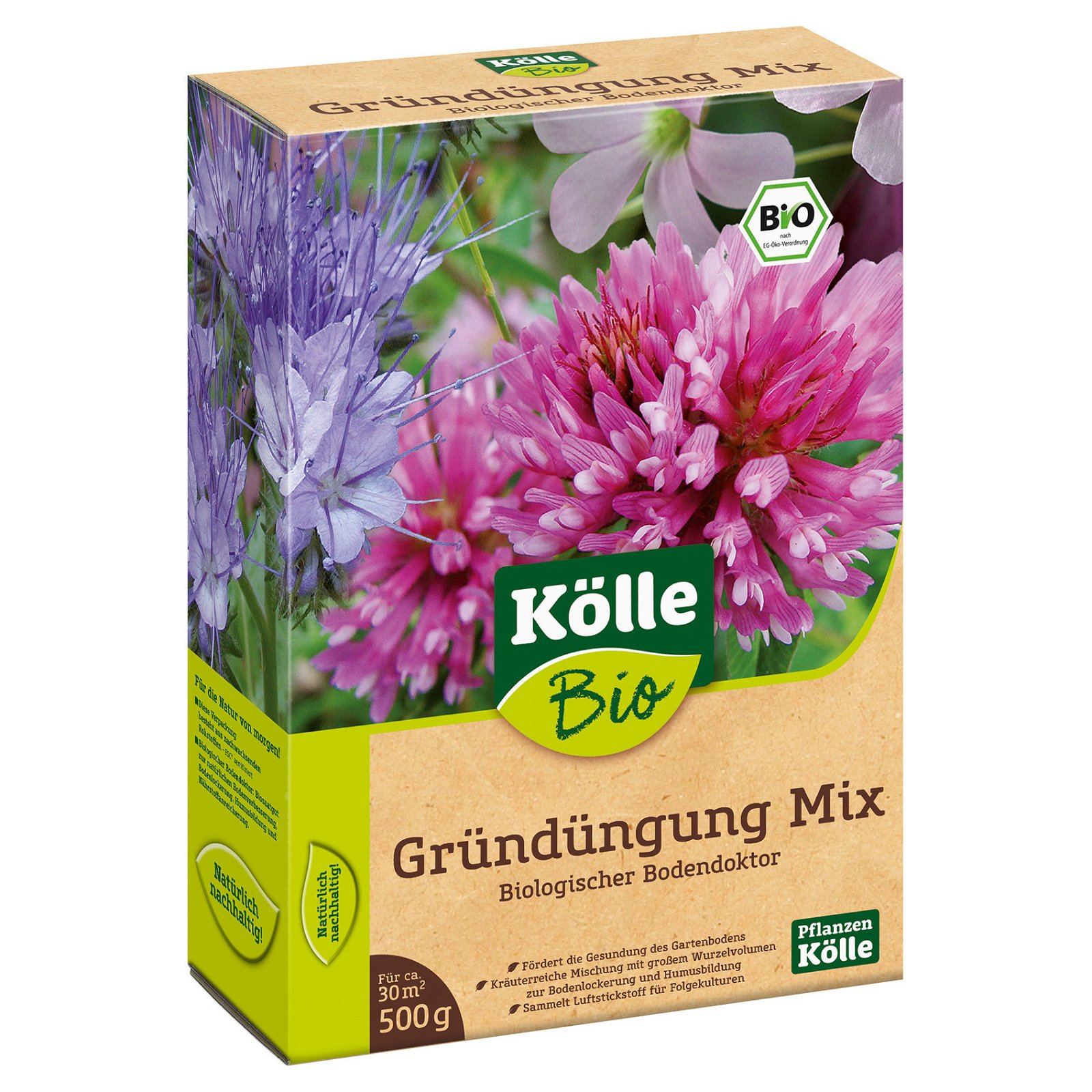 Kölle Bio Gründüngung Mix Huminator 0,5 kg Faltschachtel