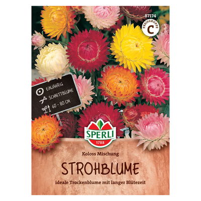 Sperli Strohblumensamenmischung 'Koloss', bunt Sperli Strohblumensamenmischung 'Koloss', bunt