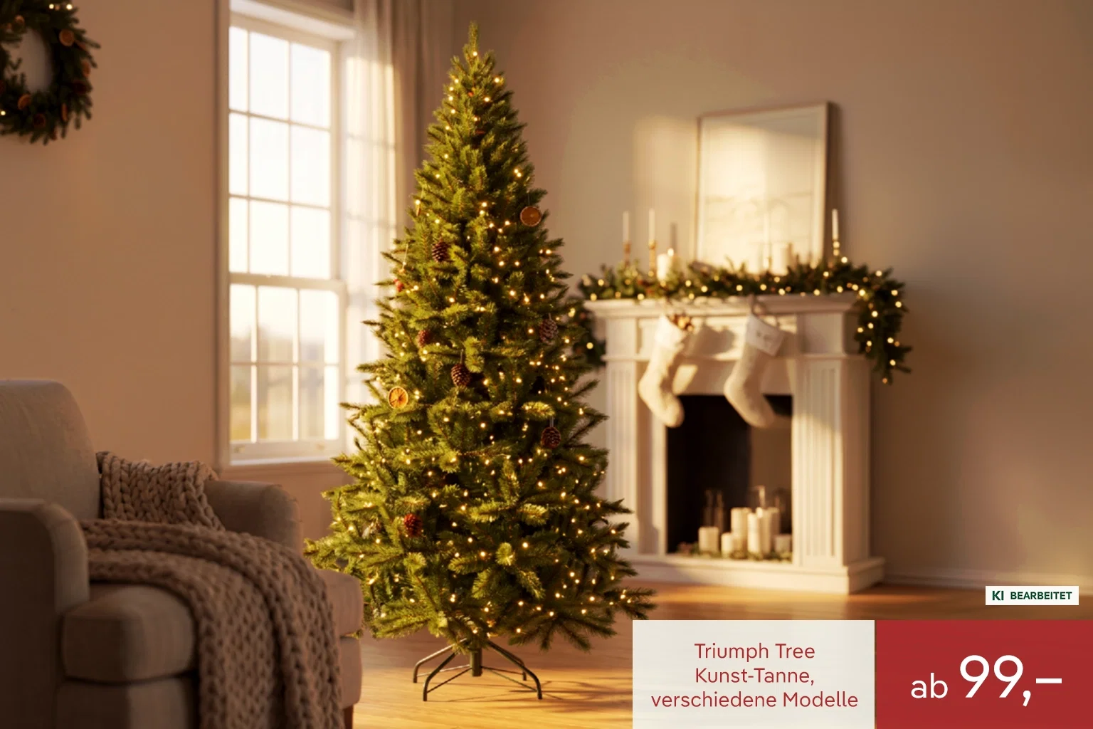 Künstlicher Weihnachtsbaum ab 99 Euro erhätlich Künstlicher Weihnachtsbaum ab 99 Euro erhätlich