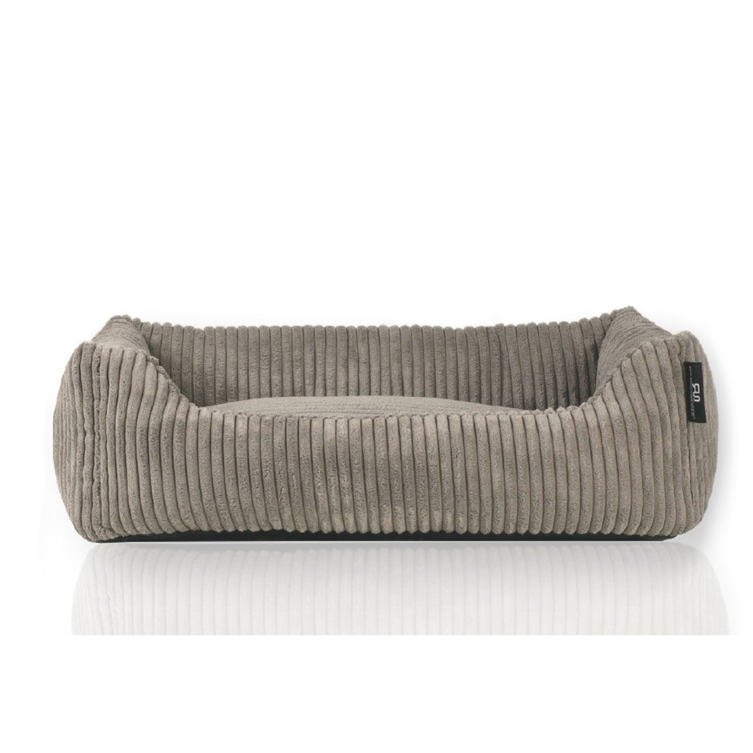 Rohrschneider Tierbett 'Milly', taupe, ca. 42 x 55 cm