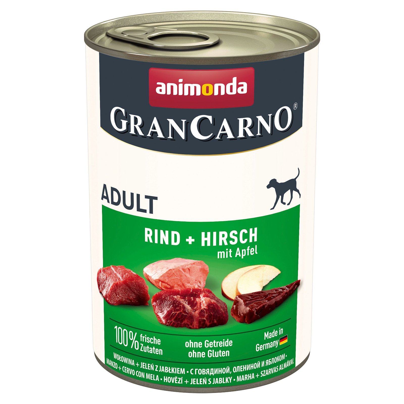Hundefutter 'Animonda Cran Carno ® Adult', Rind, Hirsch & Apfel