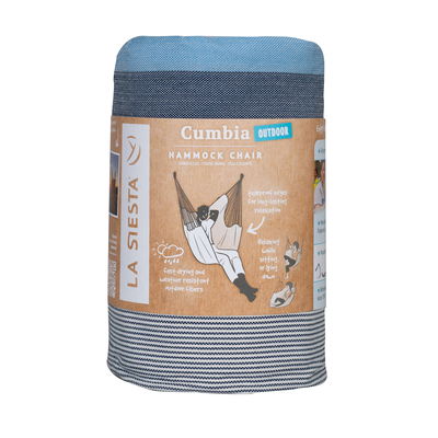 La Siesta Comfort-Hängesessel 'Cumbia', blau/grau
