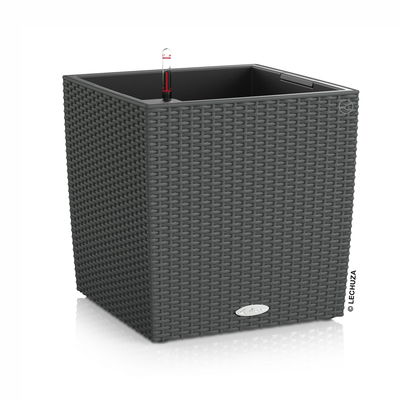 Lechuza 'Cube Cottage 40', granit, ca. 39 x 39 x H 40 cm