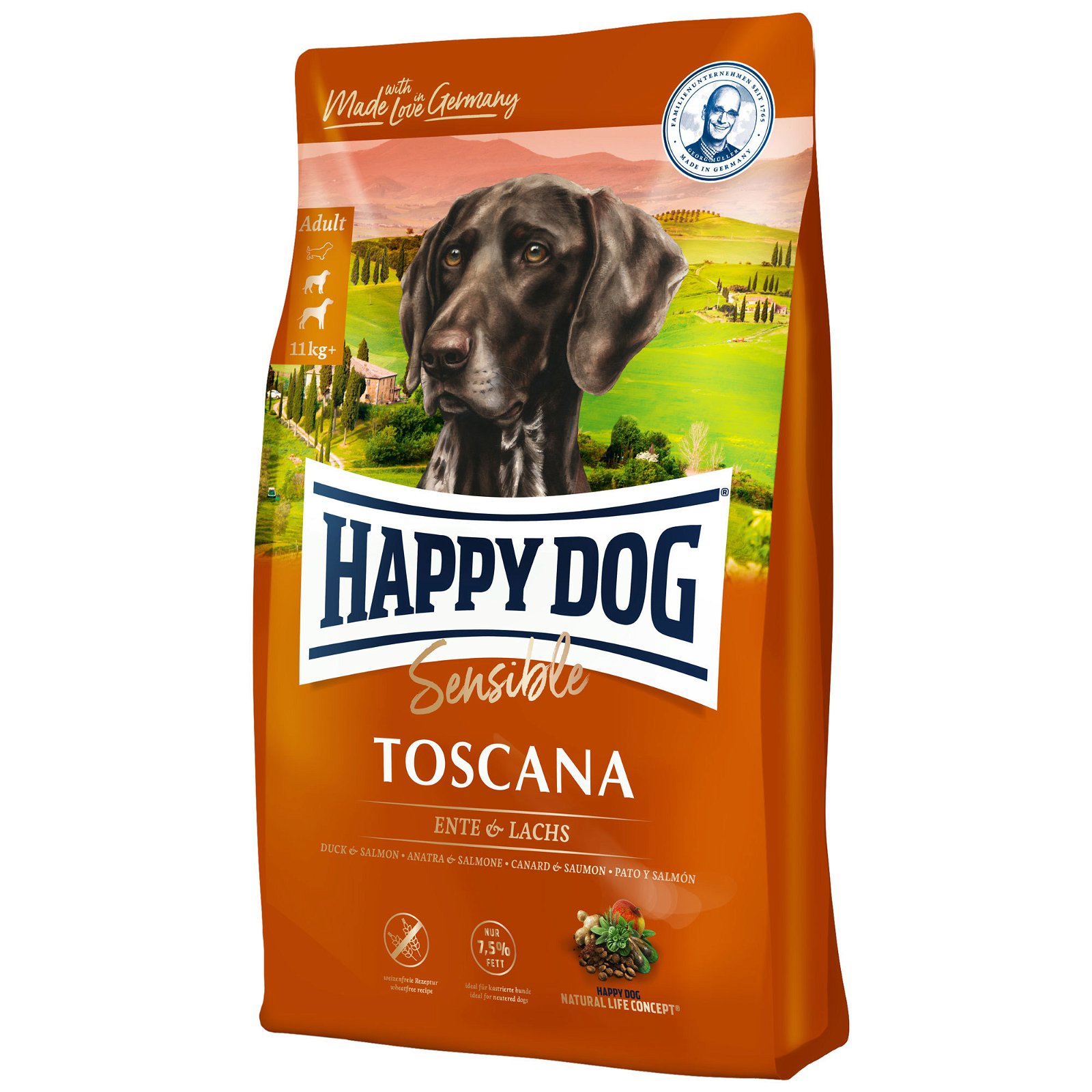 Happy Dog Sensible Toscana Ente & Lachs, 300 g
