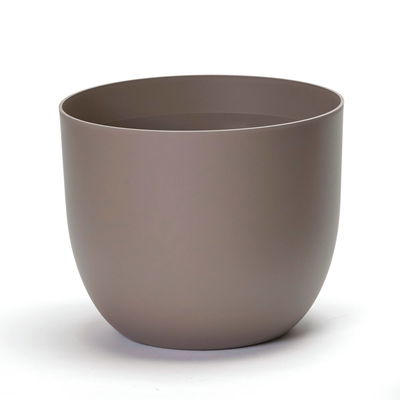 Euro 3 Plast Pflanzkübel 'Rio', taupe, ca. Ø 39 x H 32,5 cm