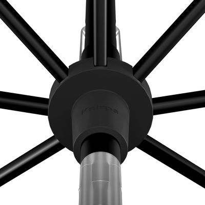 Knirps Kurbelschirm 'Apoll', Black Edition, aloe, ca. 240 x 240 cm