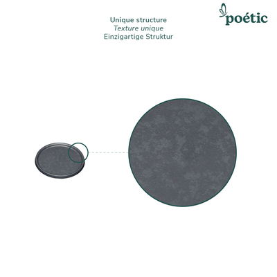 Eda Untersetzer 'Element', schiefer, ca. Ø 23 x H 1,6 cm Eda Untersetzer 'Element', schiefer, ca. Ø 23 x H 1,6 cm