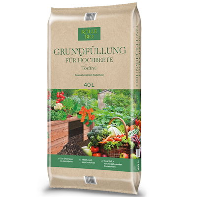 Kölle Bio Hochbeet Grundfüllung, 40 Liter
