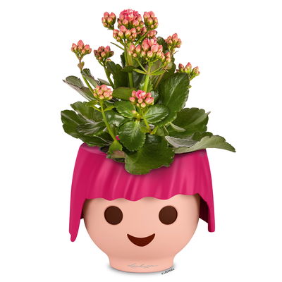 Lechuza 'Ojo', ruby pink, ca. Ø 21 x H 15,8 cm