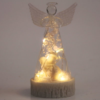 LED Schneekugel 'Engel', ca. Ø 8 x H 20,5 cm LED Schneekugel 'Engel', ca. Ø 8 x H 20,5 cm