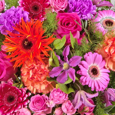 Blumenstrauß 'Du bist echt dufte', handgebunden