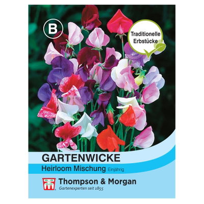 Thompson & Morgan Blumensamen Gartenwicke Heirloom Mischung Thompson & Morgan Blumensamen Gartenwicke Heirloom Mischung