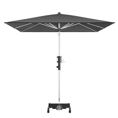 Knirps Kurbelschirm 'Phoenix', dunkelgrau, ca. 245x245 cm