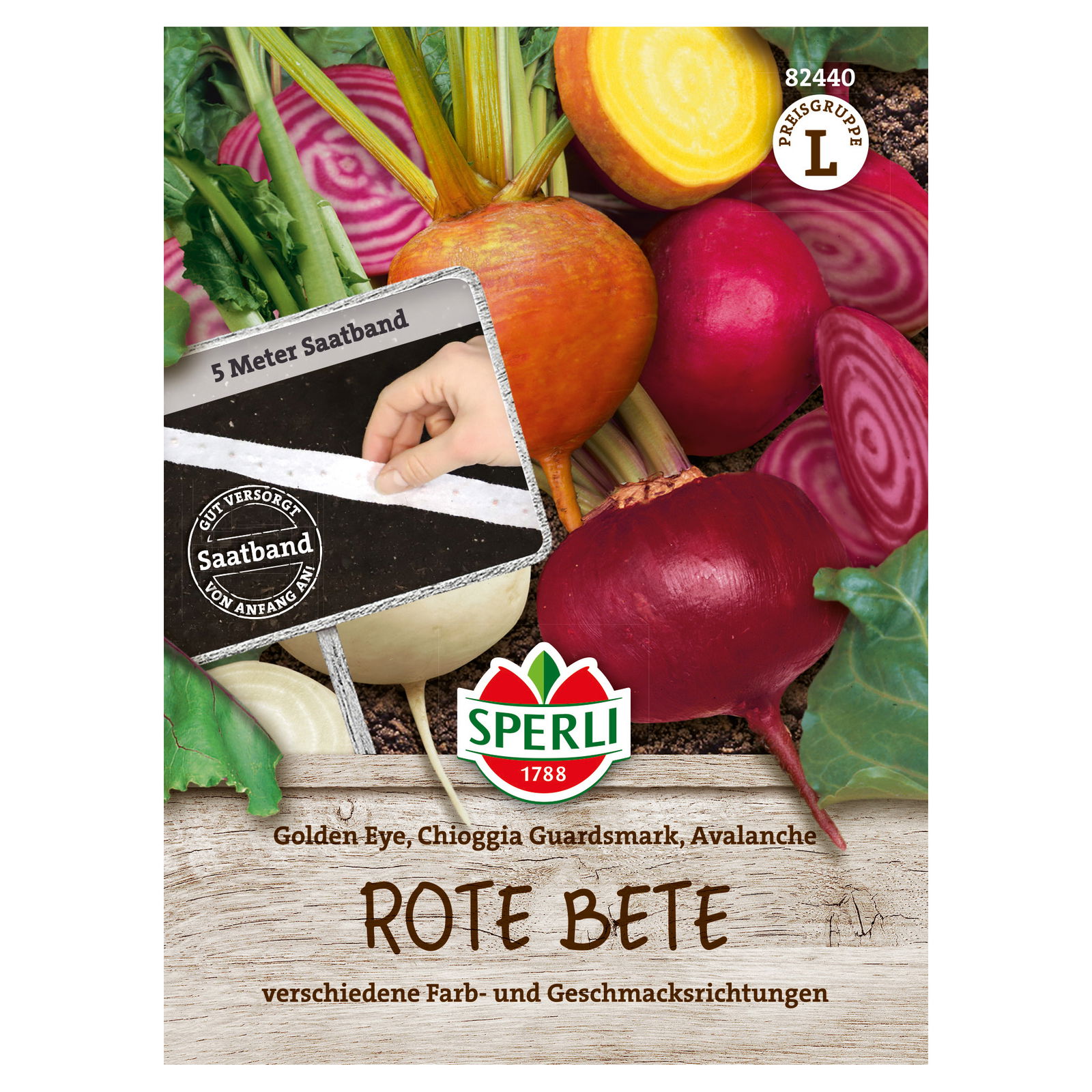 Sperli Gemüsesamen, Rote Bete 'Golden Eye','Chioggia Guardsmark' & 'Avalanche' Sperli Gemüsesamen, Rote Bete 'Golden Eye','Chioggia Guardsmark' & 'Avalanche'