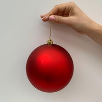 Christbaumkugeln, 4er-Set, weihnachtsrot, ca. Ø 14 cm Christbaumkugeln, 4er-Set, weihnachtsrot, ca. Ø 14 cm