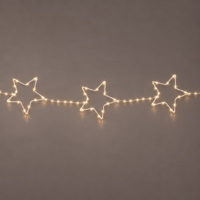LED Micro Sternenkette, 150 warmweiße LEDs, Länge ca. 215 cm LED Micro Sternenkette, 150 warmweiße LEDs, Länge ca. 215 cm