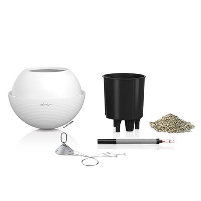 Lechuza 'Bola Color 32', weiß, ca. Ø 32 x H 25 cm Lechuza 'Bola Color 32', weiß, ca. Ø 32 x H 25 cm