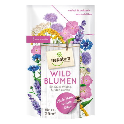 ReNatura Wildblumen, für ca. 25qm, 275g ReNatura Wildblumen, für ca. 25qm, 275g