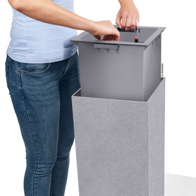 Lechuza 'Canto Stone 40 high', sandbeige, ca. 40 x 40 x H 76 cm Lechuza 'Canto Stone 40 high', sandbeige, ca. 40 x 40 x H 76 cm