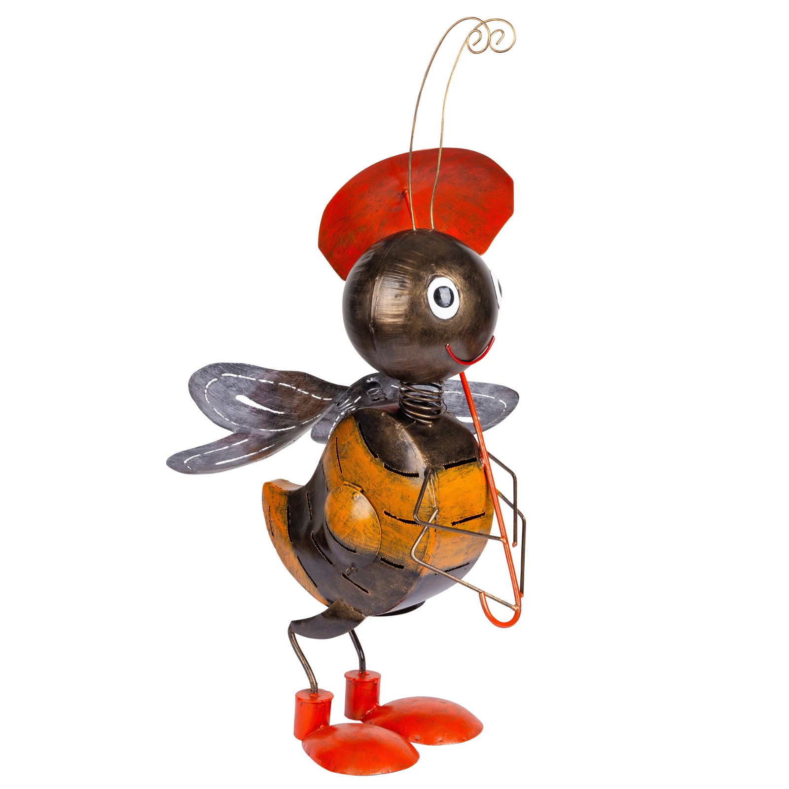 Biene mit Regenschirm, Metall, 71 x 35 x 43 cm