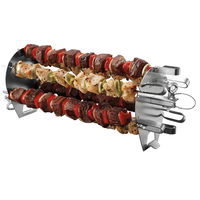 Weber Spieße-Set, grau, Stahl, ca. 7 x 44 x 15 cm