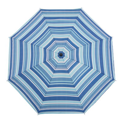 Doppler Beach-Sonnenschirm 'Como', blauweiß, Ø ca. 160 cm Doppler Beach-Sonnenschirm 'Como', blauweiß, Ø ca. 160 cm