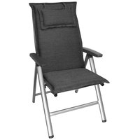 Kölles Beste Hochlehnerauflage 'Twist', anthrazit, ca. 120 x 50 cm Kölles Beste Hochlehnerauflage 'Twist', anthrazit, ca. 120 x 50 cm